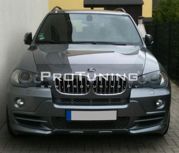 Спойлер на передний бампер с аэропакетом для BMW X5 e70 06-10