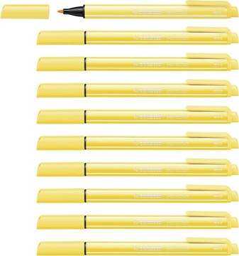 Cienkopis Premium STABILO pointMax-10 sztuk-Żółty