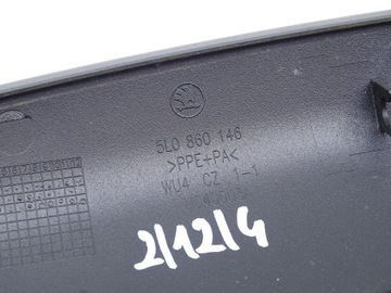 KRYT VRSTVA ZÁSLEPKA STŘEŠNÍ NOSIČ PRAVÝ PŘEDNÍ SKODA YETI I 1 5L 5L0860146
