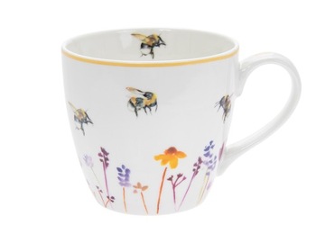 DUŻY KUBEK do herbaty na kawę zioła do PRACY 420 ML Busy Bees