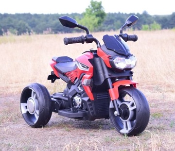 Скоростной детский мотоцикл на аккумуляторе с дистанционным управлением.