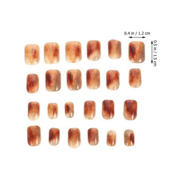 НАБОР НОГТЕЙ ИСКУССТВЕННЫЙ ГЕЛЬ НАКЛЕЙКИ НАКЛЕЙКИ ДЛЯ ПОЛНОГО ПОКРЫТИЯ ГЕЛЬ-КЛЕЙ