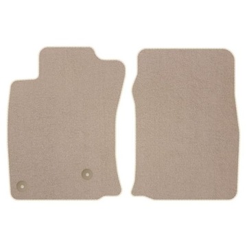 Toyota Land Cruiser J120 2002 - 2009 dywaniki welurowe BEŻ PRZÓD PREM