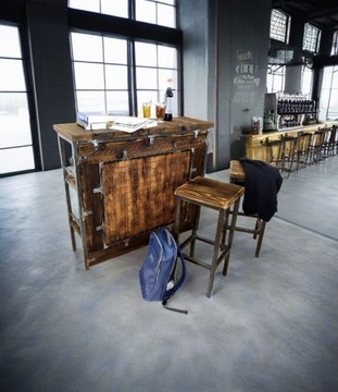 Lada recepcyjna LHT 120x40 cm Recepcja SAMBOR Loft