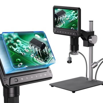 MIKROSKOP EKRAN LCD HD 7-CALOWY ZOOM x1200 12MPix