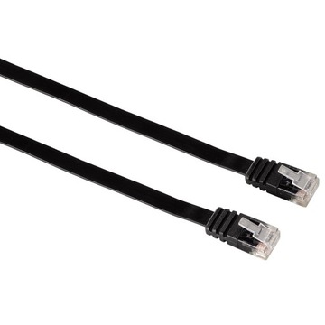 Hama Kabel Sieciowy CAT5e UTP PŁASKI 1,8m RJ45