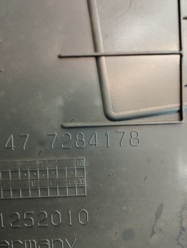 BMW F33 F83 KRYT KUFRU PRAVÁ 7284178 7284177