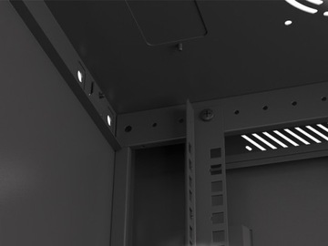 ПОДВЕСНОЙ ШКАФ 19 ДЮЙМОВ 12U ЧЕРНЫЙ LANBERG 600X450