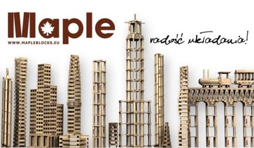 *Деревянные строительные блоки MAPLE 200 ecopack