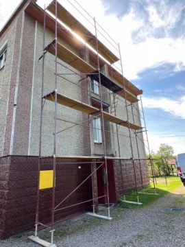 ФАСАДНЫЕ ЛЕСА - ЛЕСА 180 м2 рабочей площади НОВИНКА