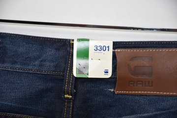 G-star 3301 Loose spodnie W31L32 męskie nowe