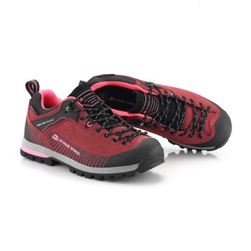 ALPINE PRO buty podejściowe wodoodporne skórzane Gerome bordowy r.41