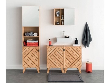 Шкафчик для ванной комнаты Bath Modul цвета натурального бамбука,