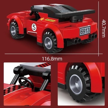 БЛОКИ МОДЕЛЬ РАЛЛИНЫЙ АВТОМОБИЛЬ FORMULA 1 124 EL CAR