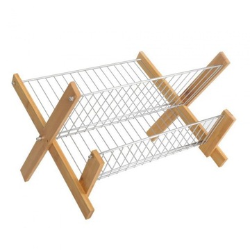 Dish Drying Rack 2 Tier Kitchen Storage