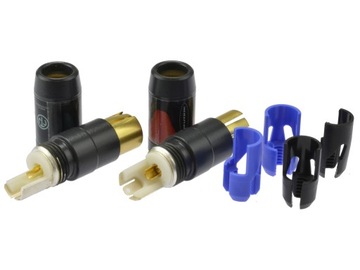 NEUTRIK NF2C-B/2 штекер RCA x2 CINCH CHNICH Hi-End