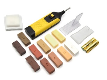 Ремонтный комплект для мебельных панелей из дерева и ламината.