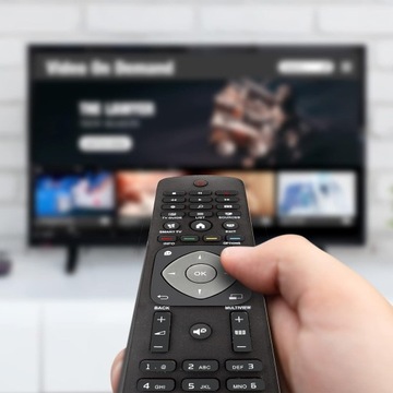 ПУЛЬТ ДИСТАНЦИОННОГО УПРАВЛЕНИЯ ДЛЯ ТЕЛЕВИЗОРА PHILIPS УНИВЕРСАЛЬНАЯ ЗАМЕНА SMART TV LED HD NETFLIX