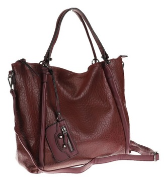Elegancka torba Torebka Damska listonoszka worek BLY011 Wine