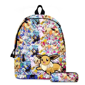 PLECAK SZKOLNY TORNISTER DLA PIKACHU 2W1