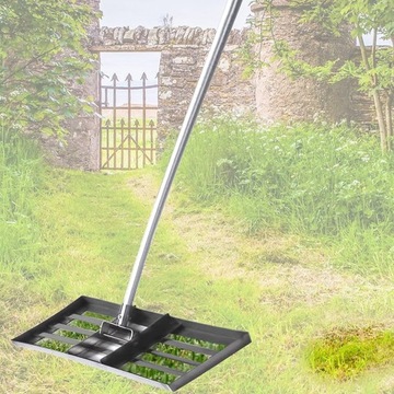 Ручной выравниватель земли Грабли Грейдер Разбрасыватель почвы Пескоструйная обработка