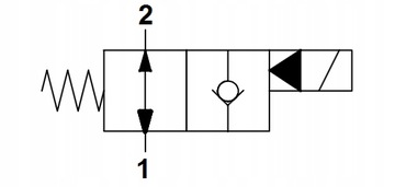 ГИДРАВЛИЧЕСКИЙ КЛАПАН 2/2 230 В, ОДНОСТОРОННИЙ ОТКРЫТЫЙ