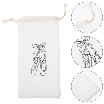 СУМКА ДЛЯ ХРАНЕНИЯ БАЛЕТНОЙ ОБУВИ, ХЛОПОК, ТАНЦЕВАЛЬНАЯ, 3 ШТ.