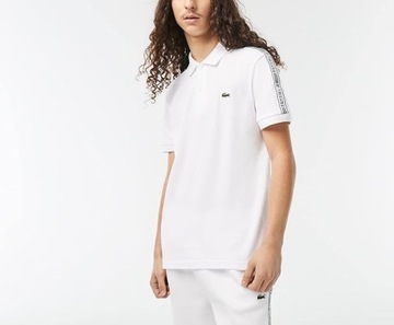 Koszulka polo męska LACOSTE SPORT biała FR 6, US XL