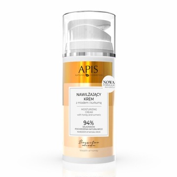 Apis Bogactwo Miodu Krem nawilżający z miodem i kurkumą 100ml