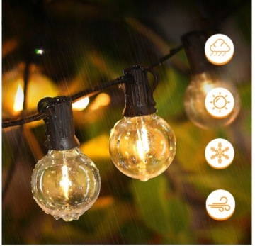 СВЕТОВАЯ ГИРЛЯНДИЯ Садовые лампы 26 МЕТРОВ 50 СВЕТОДИОДНЫХ УЛИЧНЫХ ламп БАЛКОН