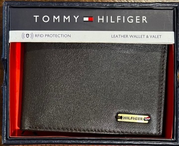 TOMMY HILFIGER Portfel Męski z USA100%Org