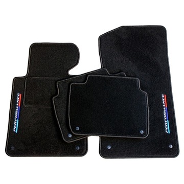 Велюровые коврики для BMW Различные модели ВЫШИВКА