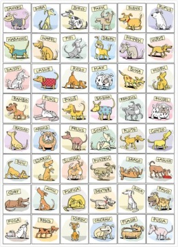 Пазл Собачья кость 1000 эл. + Собачья кость, семейная игра, нарисованная А. Млечко