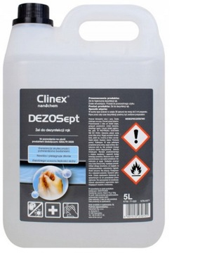 Clinex DEZOSept 5L Żel do dezynfekcji rąk