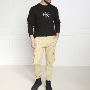 Calvin Klein Jeans bluza męska czarna J30J322462-BEH M