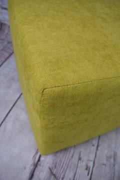 Пуф квадратный 40х40 RICO ёлочка цвета бархата