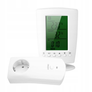 Программируемый беспроводной термостат и розетка
