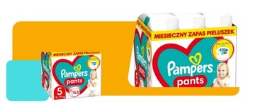 РАЗМЕР ПОДГРУЖНИКОВ PAMPERS. 5 БРЮКИ MEGABOX 152 ШТ.