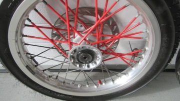 Диски супермото переднее заднее колесо Suzuki DR 125 2009 г. Инжектор