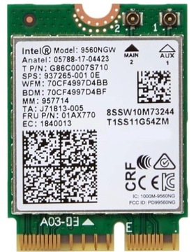 Modem Karta sieciowa WIFI Intel 9560NGW 937263-001 0E
