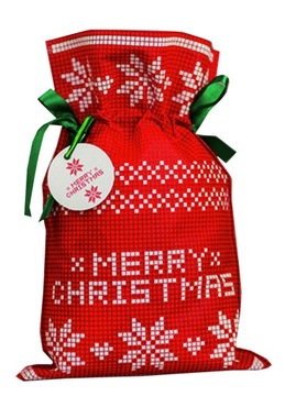 WOREK PREZENT MIKOŁAJ BOŻE NARODZENIE ŚWIĘTA 20x30