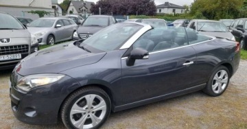 Renault Megane III Coupe-Cabriolet 1.4 16v TCe 130KM 2011 Renault megane III Kabrio 1,4 benzyna czarne skóry navi mega wyposażony