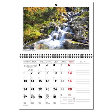 Календарь 2025 настенный планировщик А3 13 досок TATRA IMPRESSIONS