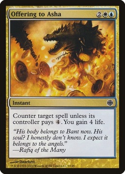 MtG: Offering to Asha (ARB)