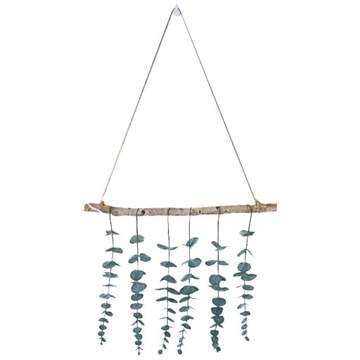 Rustykalne eukaliptusowe dekoracje ścienne Boho tło do domu