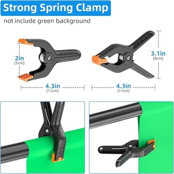 EMART BACKGROUND STAND 1,5 x 2,6 м, Фоновая подставка с зажимами