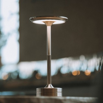 ELEGANCKA NOWOCZESNA LAMPA STOŁOWA LED BEZPRZEWODOWA STEROWANIE DOTYKOWE