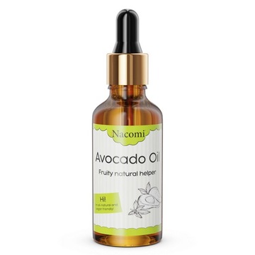 Nacomi Avocado Oil olej avocado z pipetą 50ml P1