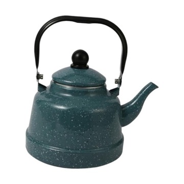 Ceramiczny emaliowany czajniczek 1,7 l glazurowany czajniczek niebieski