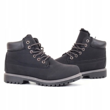 BUTY ZIMOWE BOTKI TRAPERY OCIEPLANE DAMSKIE